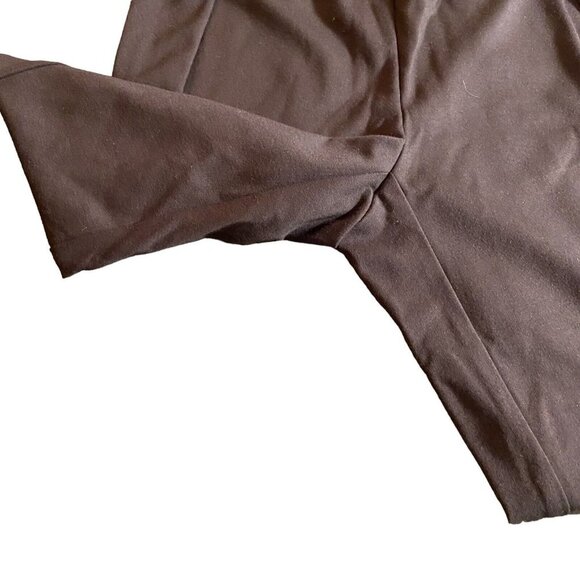 J.JILL Women's Brown Ponte Slim Leg Pull-On Pants Size XS Hi Rise Knit Leggings - Picture 4 of 8